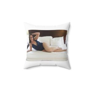 Costumizable Spun Polyester Square Pillow